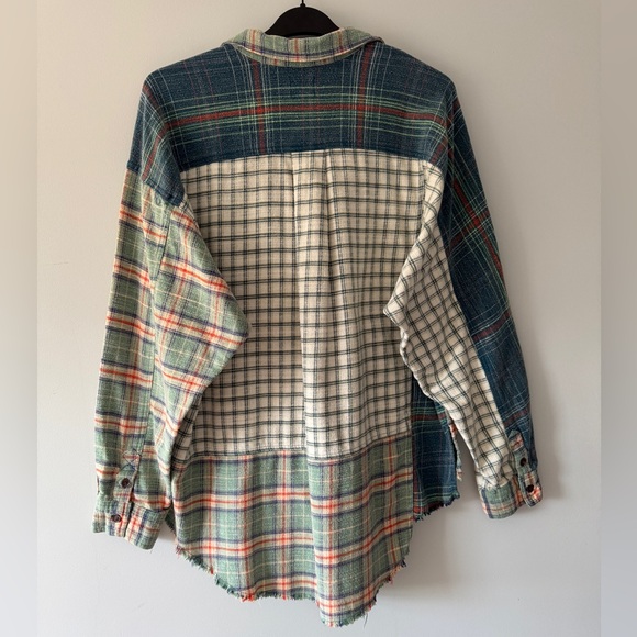 BDG Urban Outfitters Ted Patchwork Plaid Flannel Shirt - Size S - Picture 6 of 13